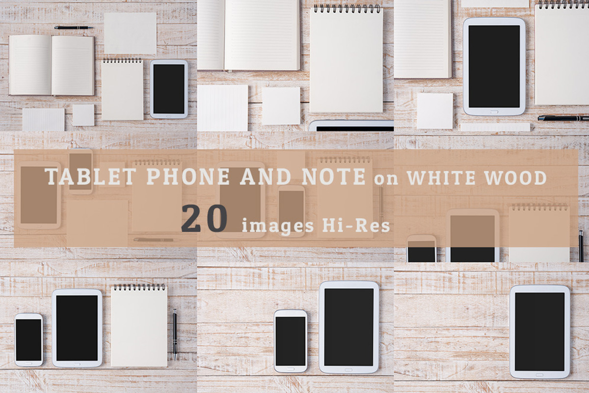 White Wood Desk with Copy Space, a Cups & Container Mockup by FWStudio (Photo 4 of 5)