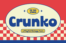 Crunko – Cute Retro Sans Font