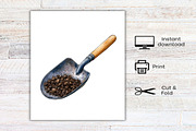 Watercolor Gardening Day Clipart, an Illustration by Canvas Craft (Thumbnail 7 of 7)
