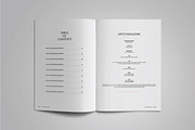 A5 ARTZ Magazine Template, a Magazine Template by Alhaytar (Thumbnail 2 of 8)