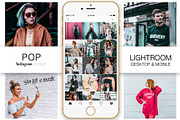 Pop Instagram Blogger Presets, an Action Add-On by Design Aesthetic (Thumbnail 1 of 7)