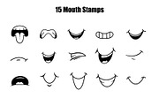 Character Builder Stamps - Procreate, a Brush Add-On by aivos (Thumbnail 5 of 9)