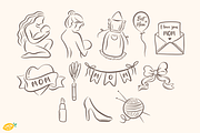 Mother's Day Line Art PNG, an Object Illustration by LemonDesign (Thumbnail 3 of 3)