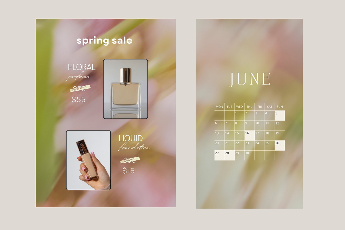 Soft Floral Spring Blur Backgrounds, a Background Graphic by eclosque (Photo 35 of 48)