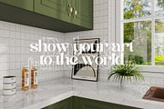 DAKOTA| Cottage Kitchen Mockup Set, a Household Mockup by SoleilHomeMockups (Thumbnail 10 of 12)