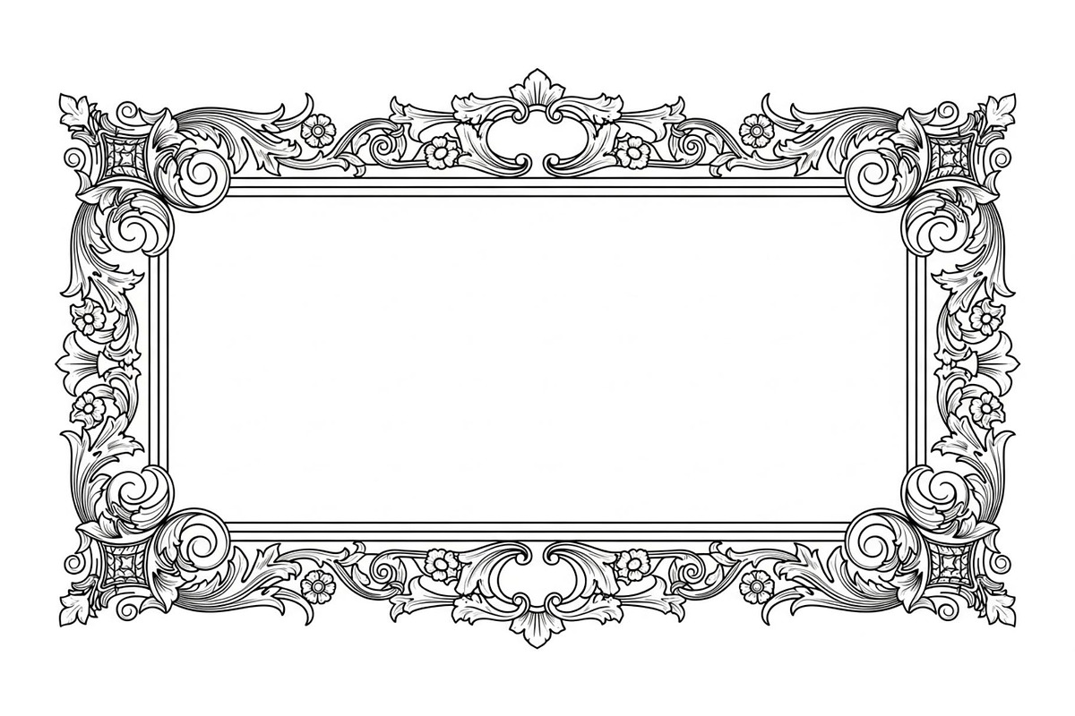 Vintage Rectangle Frame SVG Bundle, an Illustration by Designs_River (Photo 25 of 31)