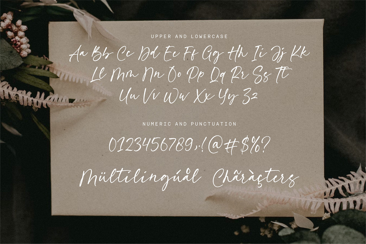 Hillary Kimber Handwritten Font, a Script Font by Balpirick Studio (Photo 6 of 6)