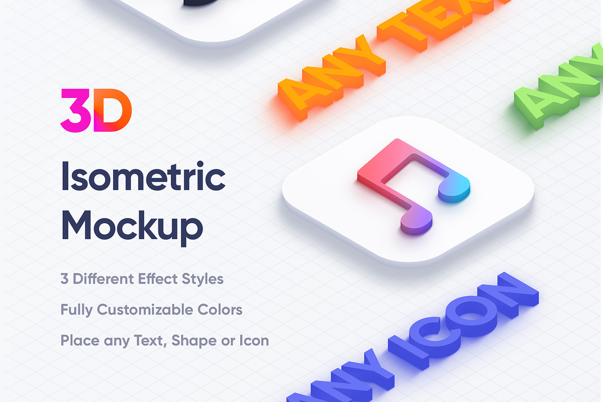 Isometric 3D Mockups - PSD, an iPhone Mockup by Asylab (Photo 1 of 47)