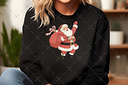 Faux Embroidery Joyful Santa Claus, an Illustration by Craft Nest (Thumbnail 4 of 6)