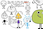 We Are Monsters Clipart, Brushes, an Illustration by Colors on Paper (Thumbnail 3 of 3)