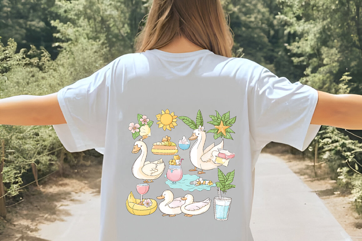 Summer Goose Clipart Bundle, an Illustration by Digital Artistic99 (Photo 10 of 11)