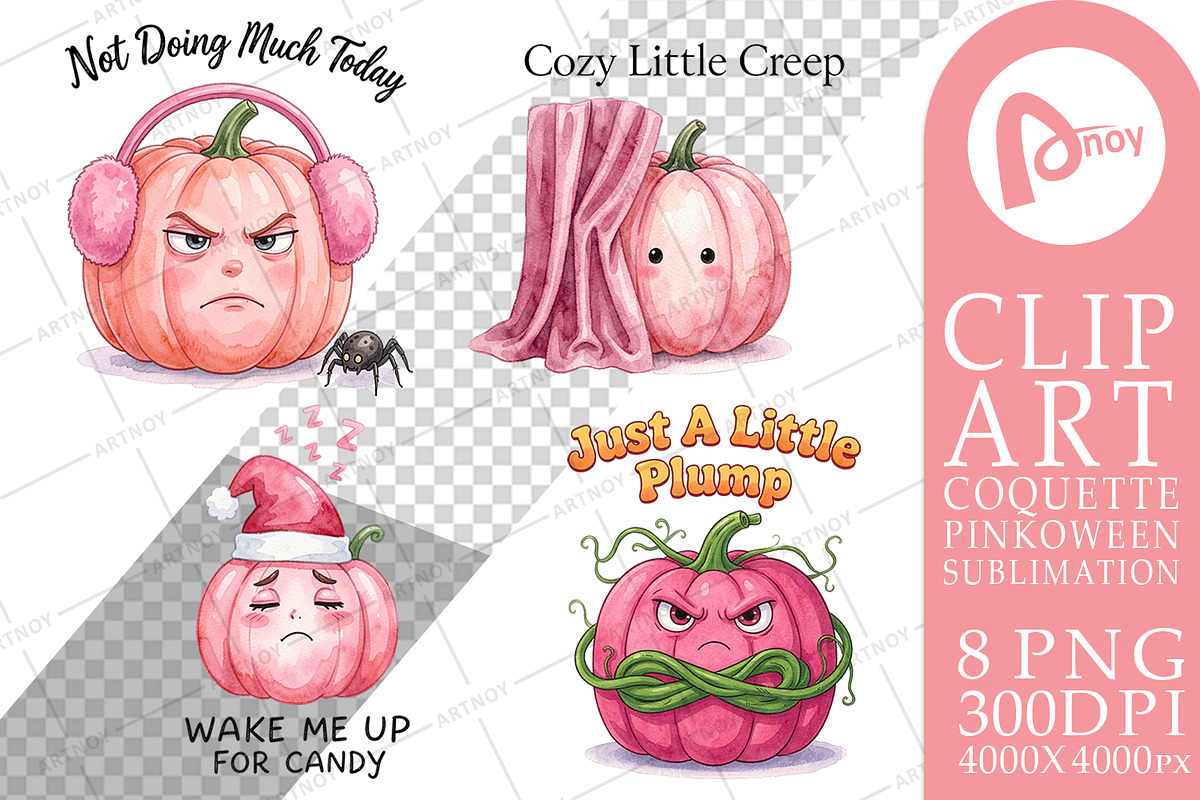 Coquette Pinkoween Sublimation, a Seasonal Illustration by Artnoy (Photo 17 of 18)