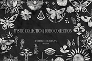Boho Celestial Clipart – Witchy Line, a Decorative Illustration by NatalieArtsDenysenko (Thumbnail 1 of 6)