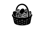 Easter Basket Vector Silhouette Bund, an Illustration by Designs_River (Thumbnail 24 of 51)