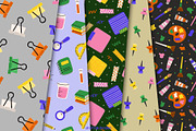 Back to School Clipart and Patterns, a Pattern Graphic by Drafts n Doodles (Thumbnail 5 of 12)