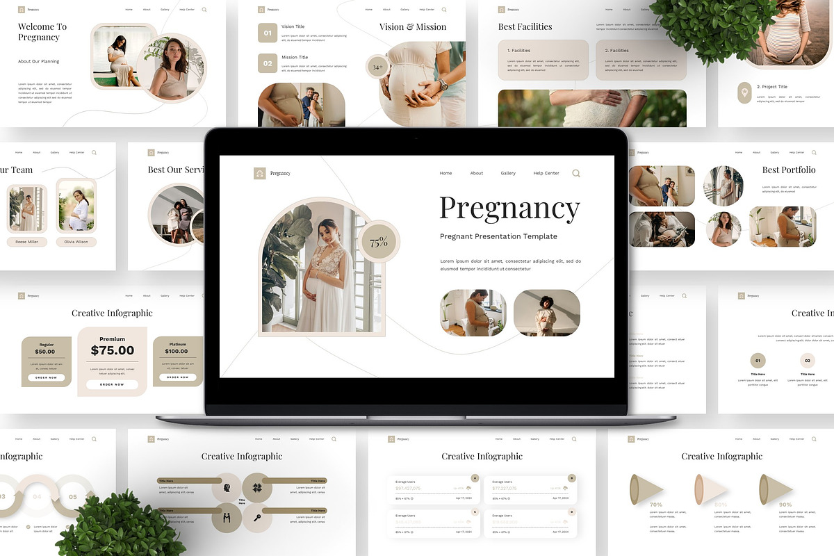 Pregnancy - Pregnant Powerpoint preview 2