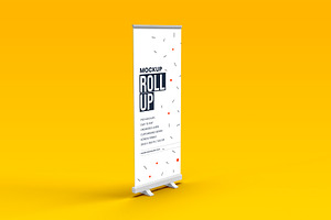 Roll Up Banner Mockup