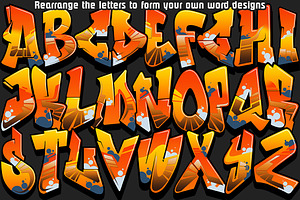 Graffiti Alphabet - Shovel