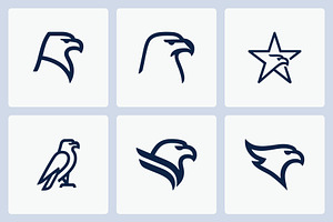 Eagle logo designs, a Branding & Logo Template by Vectorium Studio