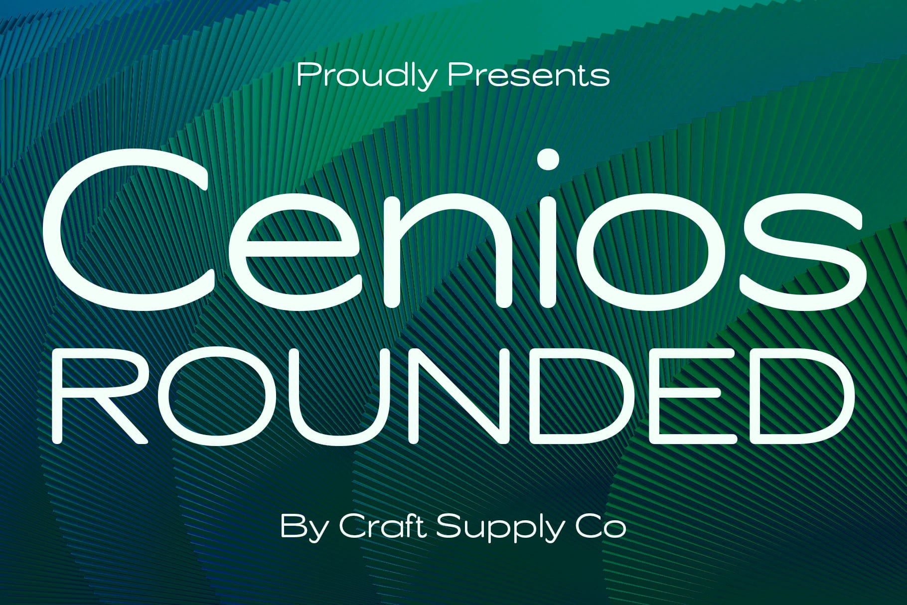 Cenios Rounded, a Sans Serif Font by Craft Supply Co.