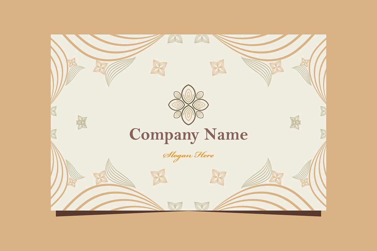 Natural Floral Business card, a Marketing Template by sekitarief (Photo 2 of 3)