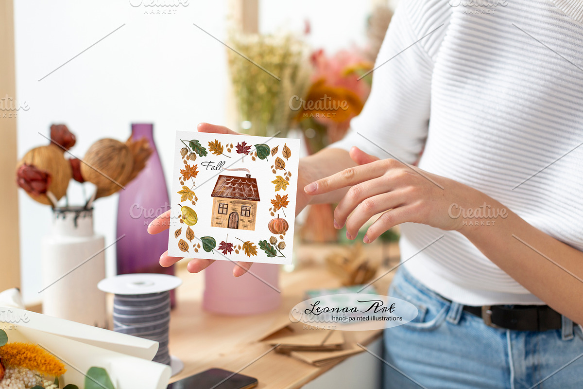 Fall Clipart Collection, a Seasonal Illustration by Leonaa art (Photo 8 of 9)