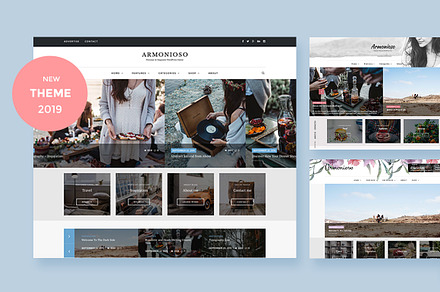 Armonioso Personal & Magazine Theme