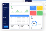 Admin Dashboard, an UI Kit Template by ENATIVE (Thumbnail 2 of 4)