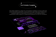 Wix Website Template NFT, a Wix Template by Wixify Studio (Thumbnail 3 of 9)