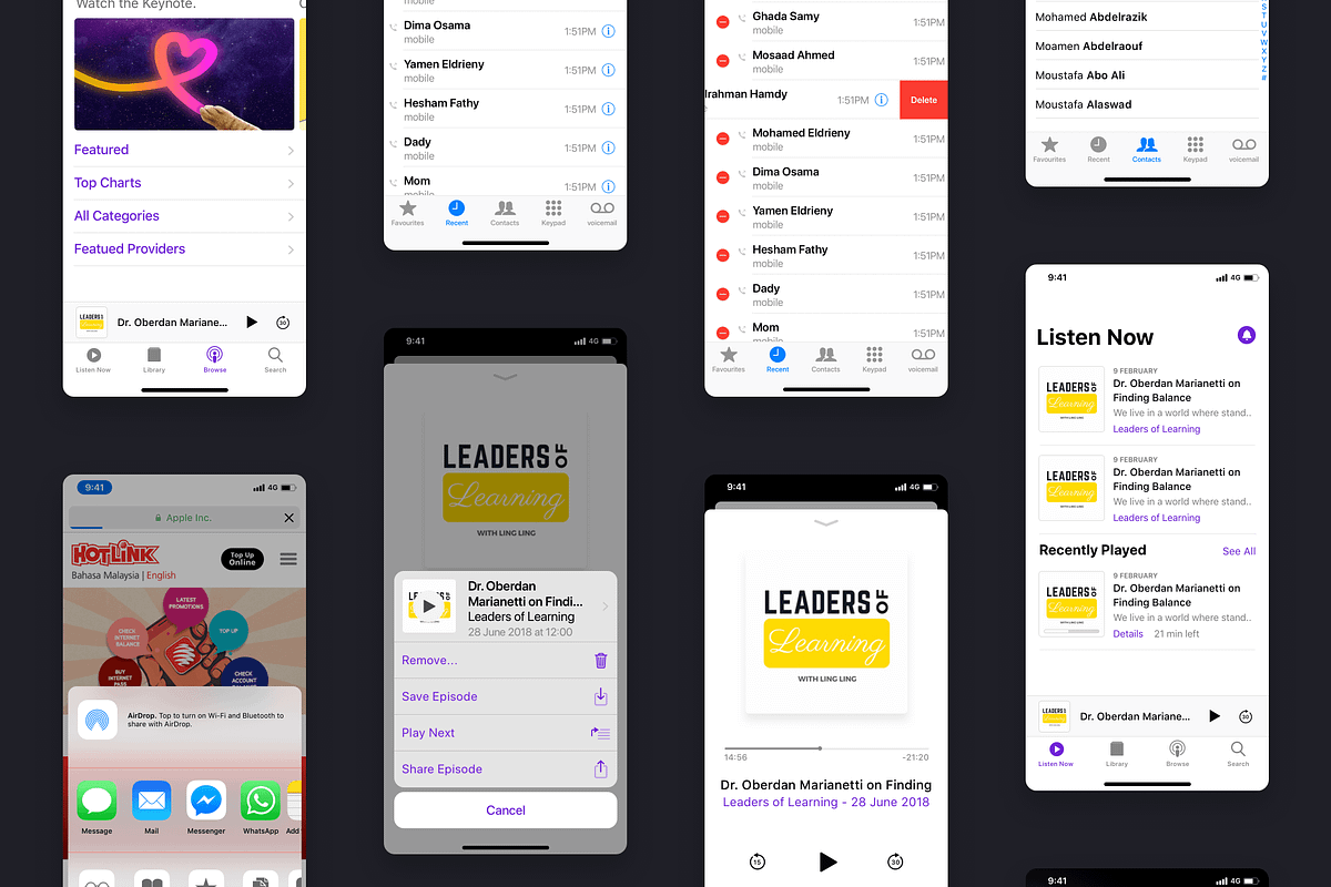 iOS12 GUI KIT, an UI Kit Template by Ui Markets (Photo 19 of 20)