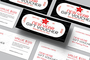 New Year Gift Voucher Layout, a Stationery Template by ContestDesign (Thumbnail 1 of 2)