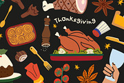 Thanksgiving illustration bundle, a Food Illustration by Luamor (Thumbnail 4 of 9)