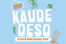 Kaude Deso Rustic Display Font