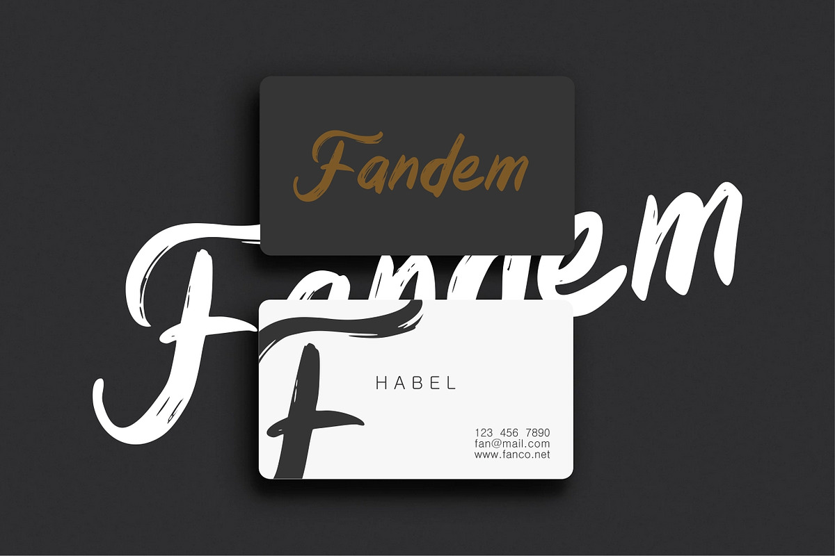 Dreamland - Handbrush Modern Font preview 2