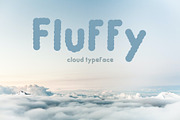 Fluffy - Cloud Typeface, a Font by HipFonts (Thumbnail 1 of 6)