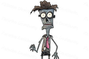 Cartoon Zombie Stickers, Undead PNG