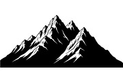 Mountain Range Silhouette, an Object Graphic by Designer_Momina (Thumbnail 10 of 20)