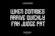 DOOMZDAY, a Sans Serif Font by Alphabet Agency (Thumbnail 3 of 4)