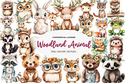 Boho Woodland Animal, Baby Animals, an Illustration by CreationArt (Thumbnail 1 of 5)
