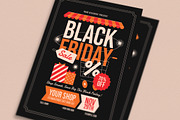 Black Friday Sale Flyer, a Flyer Template by VectorVactory (Thumbnail 2 of 3)