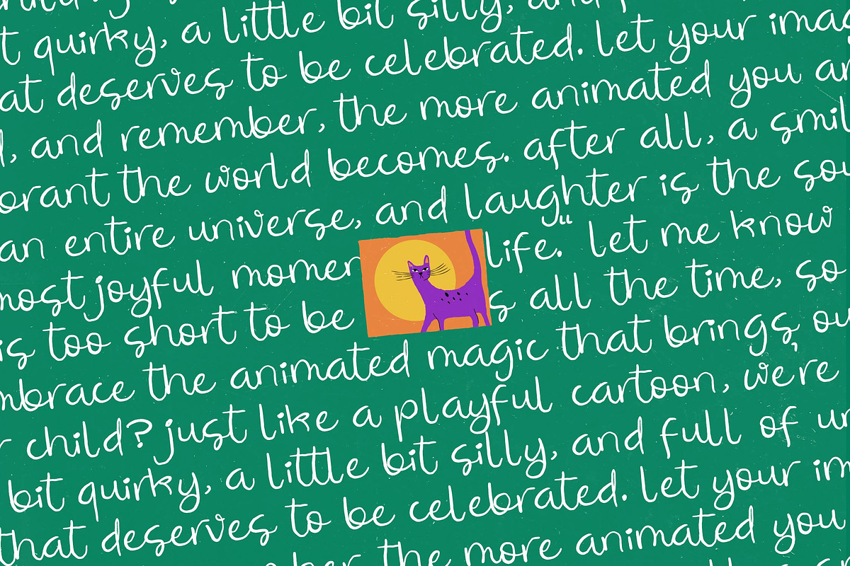Animated Playful Natural Handwritten, a Script Font by stylishtype.co (Photo 16 of 20)