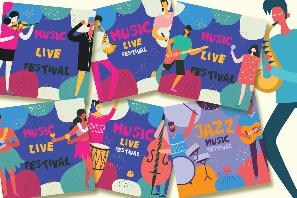 Music Bundle, a Person Illustration by Virinaflora (Photo 3 of 5)