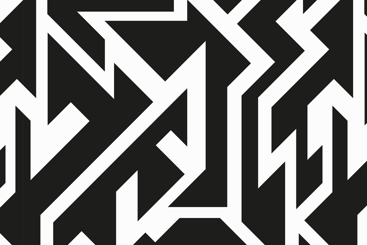 Monochrome Tribal Patterns, a Pattern Graphic by Gudiny (Photo 3 of 22)