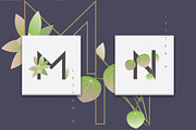 Spring alphabet letters, a Symbol Font by Polar Vectors (Thumbnail 17 of 23)