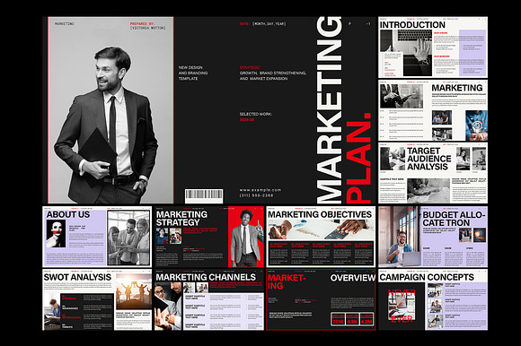 Marketing Plan Presentation Template preview 6