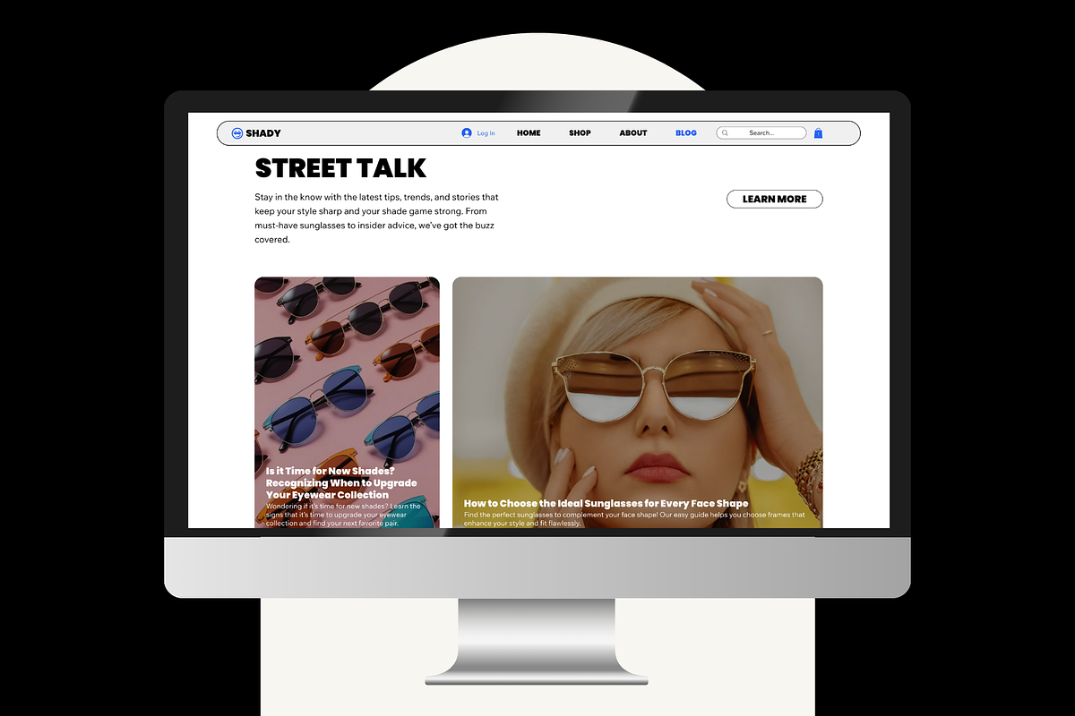 Bold Wix Studio Ecommerce Template, a Wix Template by Collette Collabs (Photo 3 of 6)