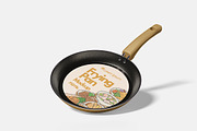 Frying Pan Mockup, a Product Mockup by Indah (Thumbnail 2 of 6)