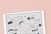 50 Hand Drawn Wreaths, Laurels, Flag, an Object Graphic by Phat Happy Life (Thumbnail 2 of 4)
