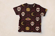 Gothic Halloween Charms Pattern, a Pattern Graphic by Irina Ostapenko (Thumbnail 2 of 4)