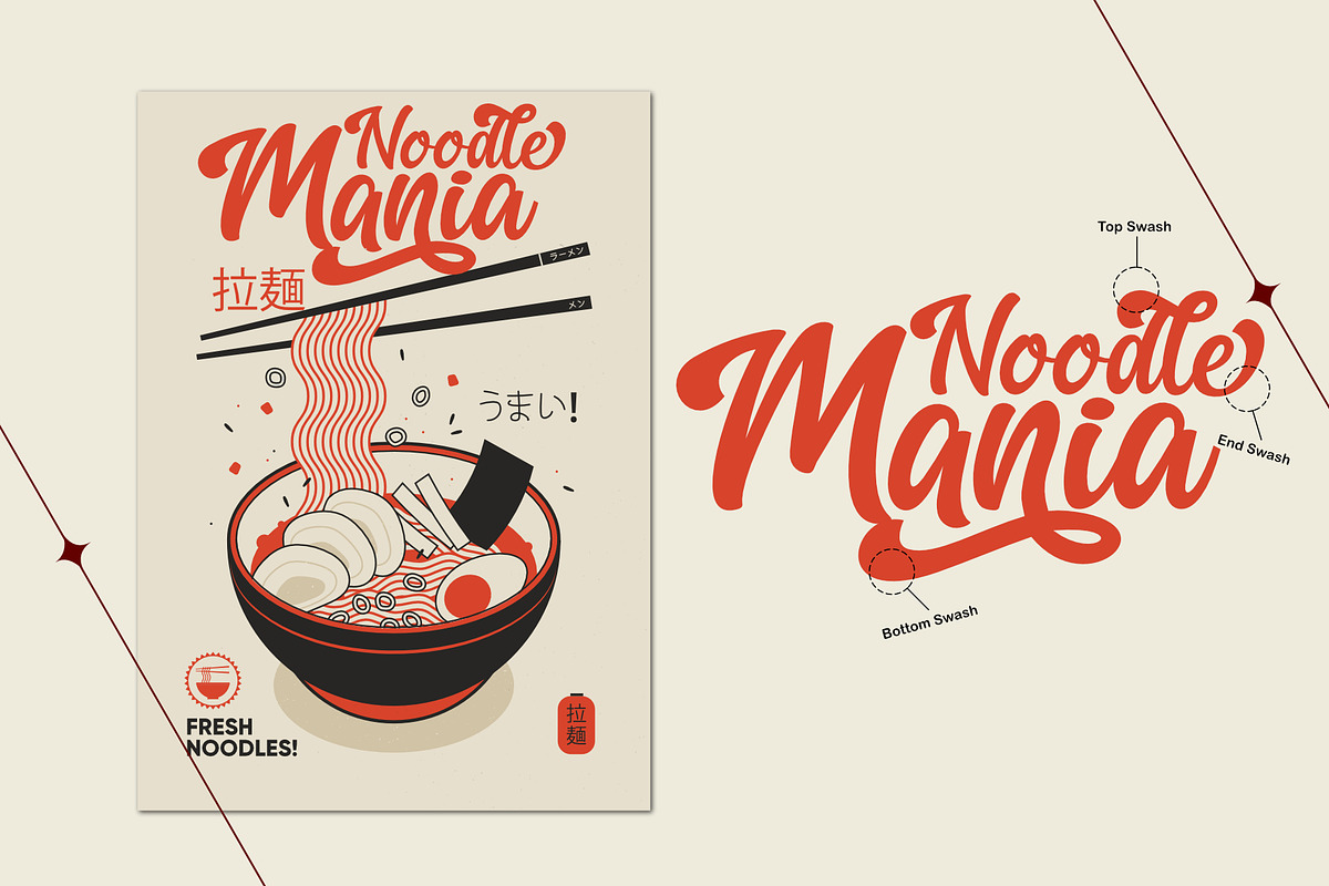 Galiuh Script, a Script Font by eknojistudio (Photo 2 of 6)